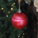 The Holiday Aisle® LED Lighted Battery Operated Shatterproof Christmas Ball Ornament Plastic in Red | 6 H x 6 W x 6 D in | Wayfair