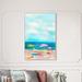 Dovecove Nautical & Coastal Beach Days Bright, Coastal Blue by Oliver Gal - Graphic Art Print on Canvas in White/Brown | Wayfair