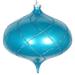 The Twillery Co.® 8" Candy Glitter Net Onion Christmas Ornament Plastic in Green/Blue | 8 H x 7.5 W x 7.5 D in | Wayfair