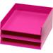 Rebrilliant Desk Organizer Set Wood in Pink | 6 H x 10 W x 13.5 D in | Wayfair REBR4331 42973737