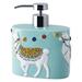 Indigo Safari Fred Llamas Lotion Dispenser Ceramic in Blue | 6 H x 2.6 W x 5 D in | Wayfair E50DDD910C0C4A8A93E2A7F8E84085E8