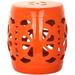 Brayden Studio® Ceramic Garden Stool Ceramic in Red | 19 H x 17 W x 17 D in | Wayfair 5B8C58006A2E47CA8C7AE579287B418B