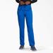 Dickies Women's Balance Tapered Leg Drawstring Scrub Pants - Royal Blue Size L (L10677)