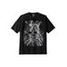 Men's Big & Tall Easy Style Graphic Tee by KingSize in Skull (Size 7XL)