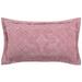 Ashton Collection Tufted Chenille Sham by Better Trends in Pink (Size KING)