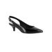 Extra Wide Width Women's Faye Pumps by Easy Street® in Black Patent (Size 11 WW)