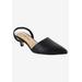 Wide Width Women's Sarah II Slingback by Bella Vita in Black Snake (Size 8 1/2 W)