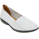 Women's The Bethany Slip On Flat by Comfortview in White (Size 7 1/2 M)