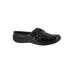 Extra Wide Width Women's Holly Slide by Easy Street® in Black Patent Croco (Size 10 WW)