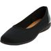Women's The Lyra Slip On Flat by Comfortview in Black (Size 9 M)