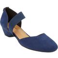 Extra Wide Width Women's The Camilla Pump by Comfortview in Evening Blue (Size 11 WW)