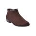 Women's The Bexley Bootie by Comfortview in Dark Brown (Size 9 1/2 M)