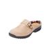 Women's The Joy Slip On Mule by Comfortview in Dark Taupe (Size 8 1/2 M)