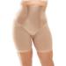 Plus Size Women's Power Shaper Firm Control Long Leg Shaper by Secret Solutions in Nude (Size 1X) Body Shaper