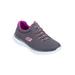 Women's The Summits Sneaker by Skechers in Charcoal Pink Medium (Size 11 M)