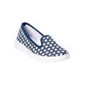 Women's The Dottie Slip On Sneaker by Comfortview in Denim Eyelet (Size 12 M)