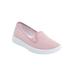 Women's The Dottie Slip On Sneaker by Comfortview in Blush (Size 10 1/2 M)