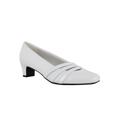 Extra Wide Width Women's Entice Pump by Easy Street in White (Size 9 1/2 WW)