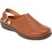 Extra Wide Width Women's The Indigo Convertible Mule by Comfortview in Cognac (Size 9 WW)