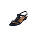 Extra Wide Width Women's The Carina Slingback by Comfortview in Navy (Size 7 1/2 WW)