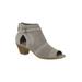 Extra Wide Width Women's Carrigan Booties by Easy Street® in Grey (Size 7 WW)