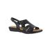 Women's Bolt Sandals by Easy Street® in Black (Size 8 1/2 M)