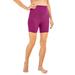Plus Size Women's Swim Boy Short by Swim 365 in Fuchsia (Size 30) Swimsuit Bottoms
