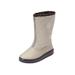 Wide Width Women's The Snowflake Weather Boot by Comfortview in Gunmetal (Size 7 W)