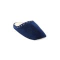 Wide Width Women's The Stitch Clog Slipper by Comfortview in Evening Blue (Size M W)