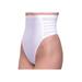 Plus Size Women's High Waist Thong Shaper by Rago in White (Size 2X)