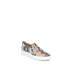 Wide Width Women's Hawthorn Sneakers by Naturalizer in Alabaster Snake (Size 7 1/2 W)
