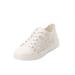 Wide Width Women's The Leanna Sneaker by Comfortview in White (Size 7 1/2 W)