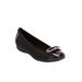 Women's The London Flat by Comfortview in Black (Size 7 1/2 M)