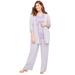 Plus Size Women's 3-Piece Lace Gala Pant Suit by Catherines in Heirloom Lilac (Size 26 W)