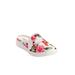 Women's The Camellia Slip On Sneaker Mule by Comfortview in Hawaiian Floral (Size 10 M)