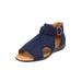 Extra Wide Width Women's The Kaia Shootie by Comfortview in Navy (Size 7 WW)