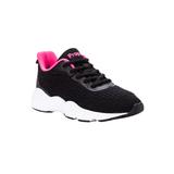 Women's Stability Strive Walking Shoe Sneaker by Propet in Black Hot Pink (Size 10 M)