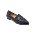 Wide Width Women's Emotion Slip On by Trotters in Navy (Size 11 W)