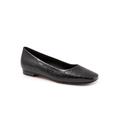 Women's Honor Slip On by Trotters in Black Croco (Size 12 M)