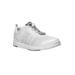 Wide Width Women's TravelWalker II Sneaker by Propet® in White Mesh (Size 8 1/2 W)