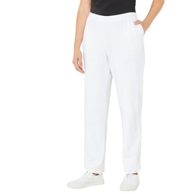 Plus Size Women's Suprema® Pant by Catherines in White (Size 5X)