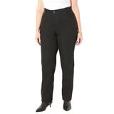 Plus Size Women's Right Fit® Curvy Jean by Catherines in Black (Size 18 WP)