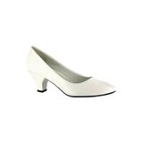 Wide Width Women's Fabulous Pump by Easy Street® in White (Size 7 W)