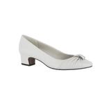 Extra Wide Width Women's Eloise Pumps by Easy Street® in White (Size 7 1/2 WW)