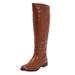 Wide Width Women's The Malina Wide Calf Boot by Comfortview in Cognac (Size 9 1/2 W)