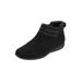 Women's The Farren Bootie by Comfortview in Black (Size 10 1/2 M)