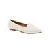 Wide Width Women's Harlowe Slip Ons by Trotters® in Off White (Size 10 1/2 W)