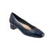 Women's Daisy Block Heel by Trotters in Navy (Size 6 1/2 M)