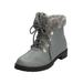 Wide Width Women's The Vylon Hiker Bootie by Comfortview in Grey (Size 11 W)