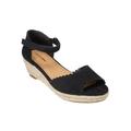 Women's The Charlie Espadrille by Comfortview in Black (Size 9 M)